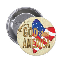DE GOD ZEGENT AMERIKA SPELDBUTTONS