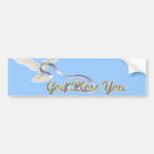 De god zegent bumperstickers