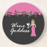 De Goddelijke Wijnstok van de Godin van de wijn Onderzetter Voor Drinken