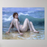 De golf door William Adolphe Bouguereau Afdruk
