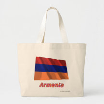 De Golvende Vlag van Armenië met Naam Draagtassen