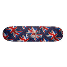 De Golvende Vlag van het Verenigd Koninkrijk Skateboard Decks