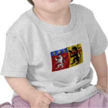 De golvende vlag van Rhône Shirts