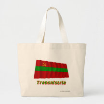 De Golvende Vlag van Transnistria met Naam Draagtassen