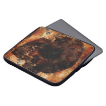 De gotische Grunge Donkere Kunst van de Schedel ~  Laptop Sleeves
