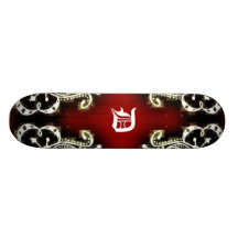 De gotische henna van het skateboard