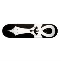 De gotische Vleugel Ankh van de Knuppel Skateboard