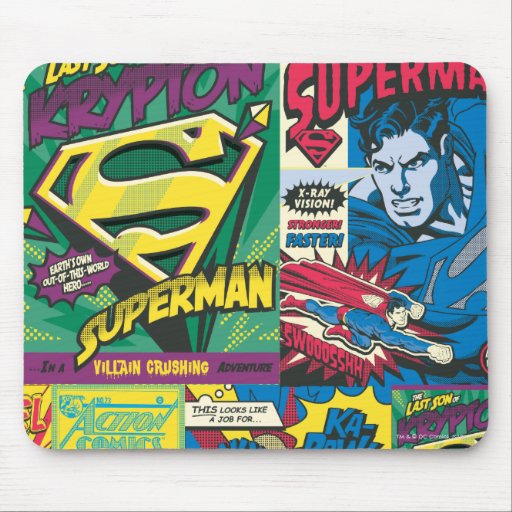 De Grappige Comités van de superman Muis Mat