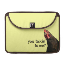 De grappige Kip van de Houding Sleeve Voor MacBook Pro