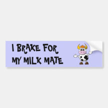 De grappige Koe van de Cartoon Bumperstickers