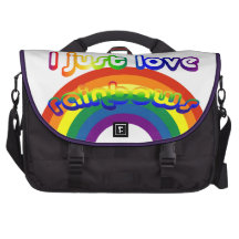 De grappige niet Vrolijke Regenbogen van de Liefde Reistas Voor Laptop