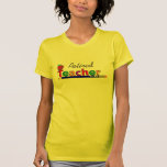De grappige Teruggetrokken T-shirt van de Leraar