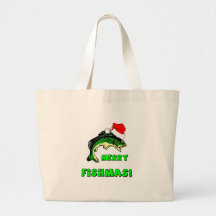 De grappige visserij van Kerstmis Tas