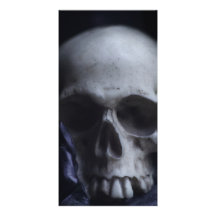 De griezelige Menselijke Onverbiddelijke Zwarte Wi Fotokaart
