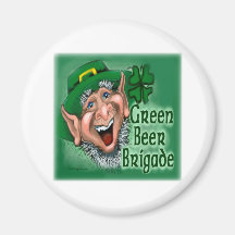 De groene Brigade van het Bier Koelkast Magneten