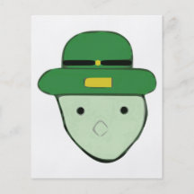 De Groene Gekleurde Schets Meme van de kabouter Folders