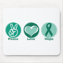 De Groene Hoop van de Liefde van de vrede Muis Mat