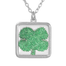 De groene Klaver van de Parel Persoonlijke Ketting