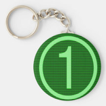 De Groene Marathon van NumberONE Sleutelhanger