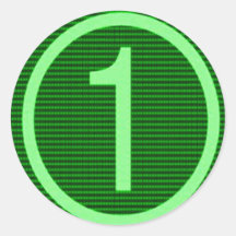 De Groene Marathon van NumberONE Stickers