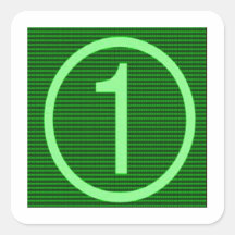 De Groene Marathon van NumberONE Stickers