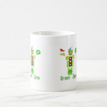 De GROENE slechts Efficiënte Energie van de Streek Koffie Beker