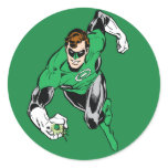 De groene Voorwaartse Vlieg van de Lantaarn stickers