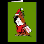 De Groet van het Proefkonijn van Kerstmis kaarten