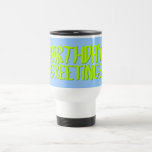 De Groeten van de verjaardag. Groen en Blauw. Doua Beker