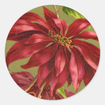 De Groeten van Kerstmis Ronde Sticker