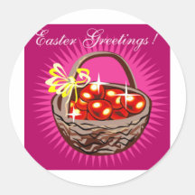 De Groeten van Pasen Stickers