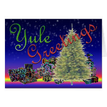 De Groeten van Yule Wenskaarten