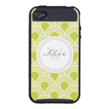 De Grote Gatsby Stijl van het art deco Gepersonali iPhone 4 Cases