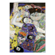~ de Gustav Klimt la Vierge Carte De Vœux