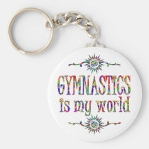 De gymnastiek is Mijn Wereld Sleutel Hangers