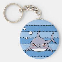 De Haai van Kawaii Sleutel Hanger
