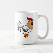 De Haan van de cartoon Bekers