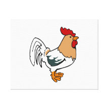De Haan van de cartoon Canvas Prints