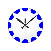 De Halve maan van de kleur - Blauw en Wit