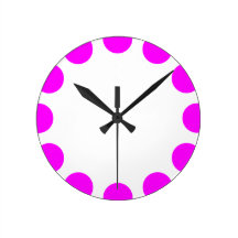 De Halve maan van de kleur - Magenta en Wit