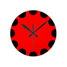De Halve maan van de kleur - Zwarte en Rood