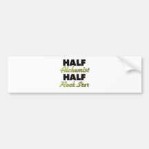 De halve Ster van de Rots van de Alchimist Halve Bumpersticker