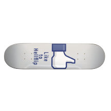 De hand van Facebook houdt aan hellflip van grappi