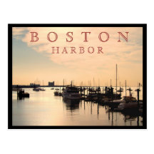 De Haven van Boston Wens Kaarten