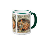 ~ de Heidsieck et de Co par Alphonse Mucha Tasses À Café