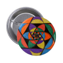 De heilige Spiralen van de Meetkunde Speldbuttons
