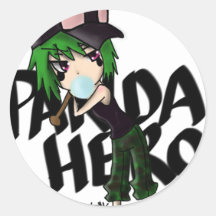 De Held van de panda Sticker