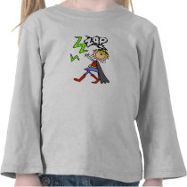 De Held van het Meisje ZAP t-shirts