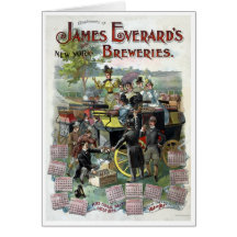 De herstelde Vintage kalender van de Brouwerij van Wenskaarten