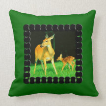 De Herten & Baby Fawn van mamma's Kussen